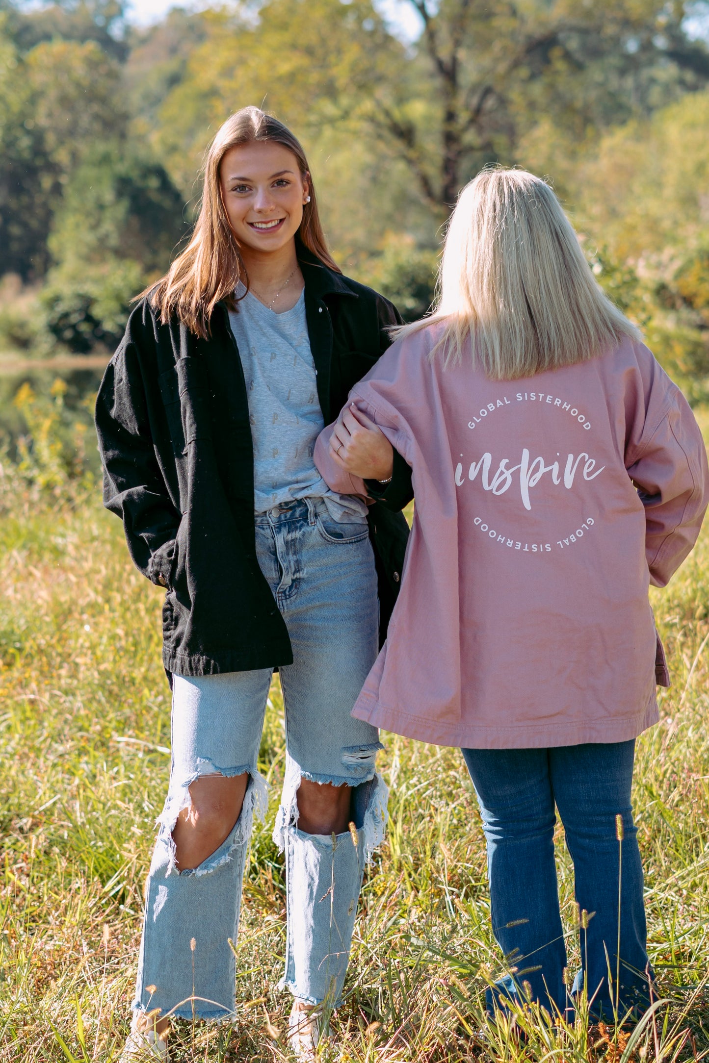 Pink and Black Shacket