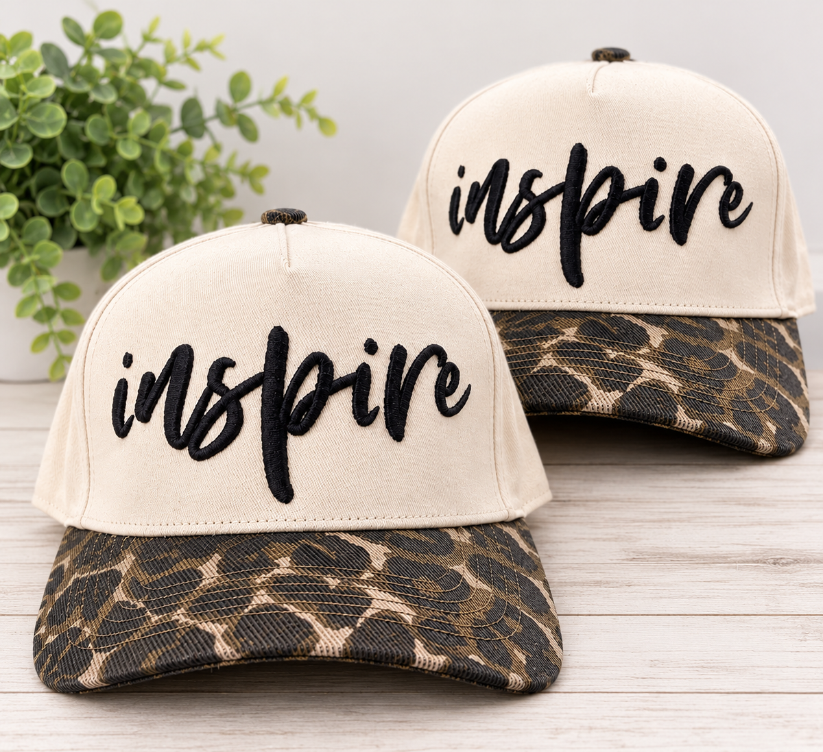 INSPIRE Cheetah Print Hat