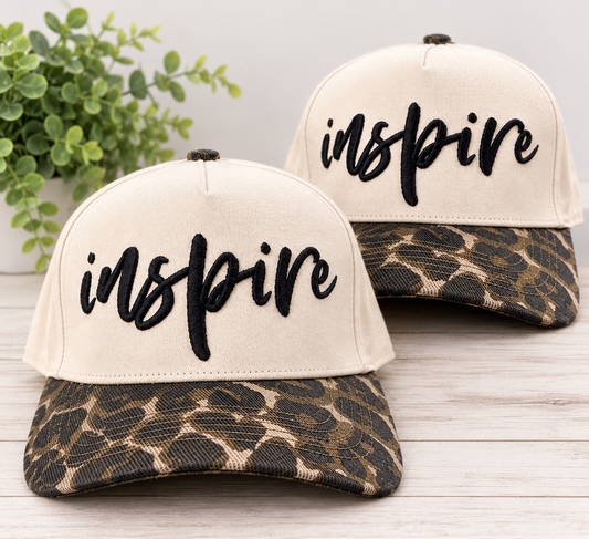 INSPIRE Cheetah Print Hat