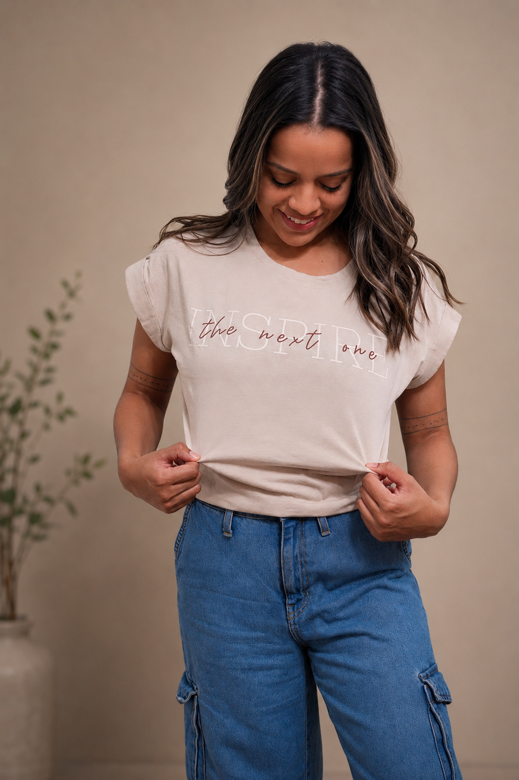INSPIRE Cap Sleeve T-Shirt