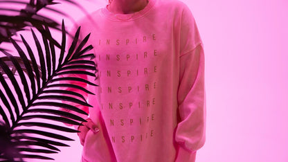 Pink Fleeced Lined Sweatshirt with pockets