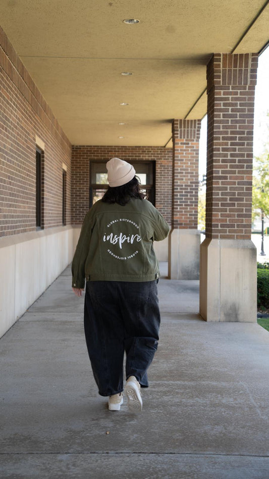 Olive Denim Jacket